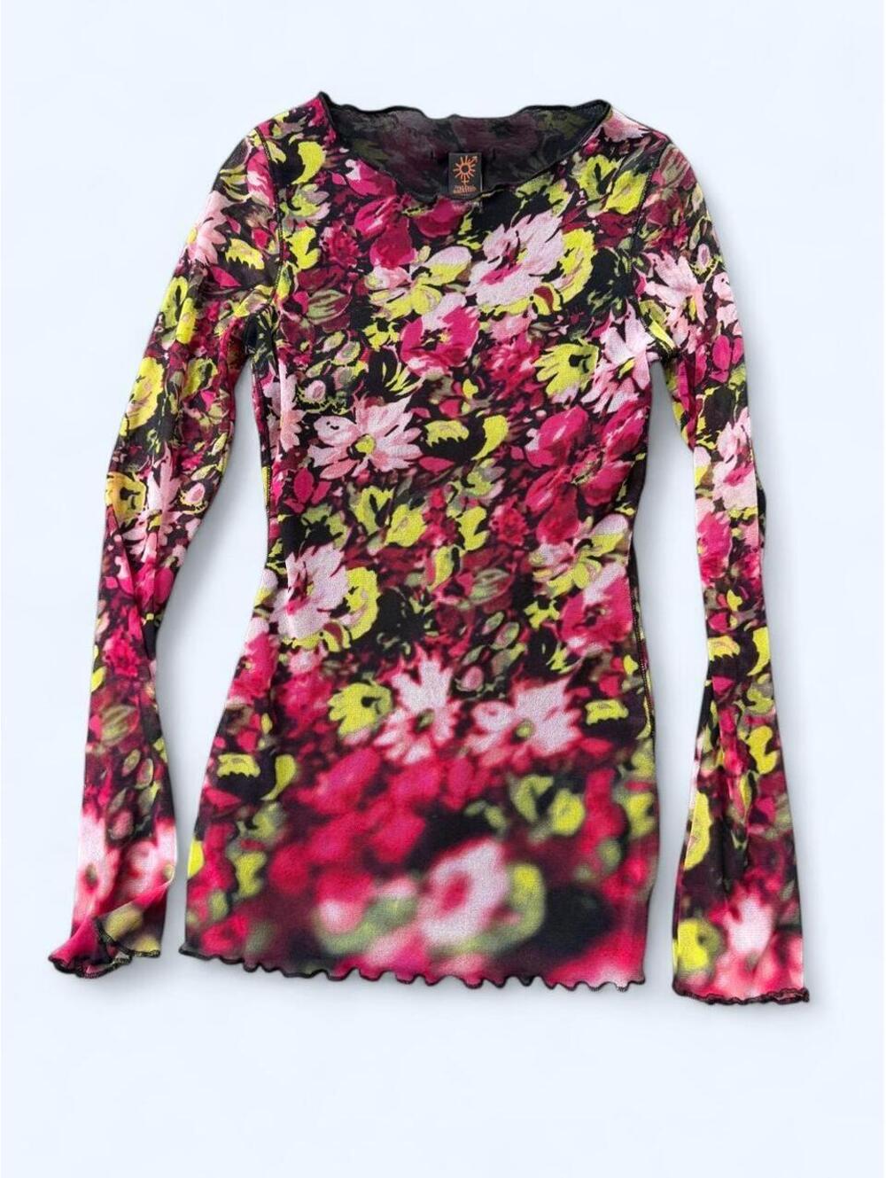 Jean-Paul Gaultier Women's Multi and Pink Shirt